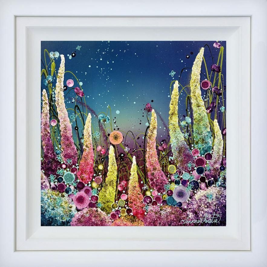 Leanne Christie - 'Floral Fantasy' - Framed Original Artwork