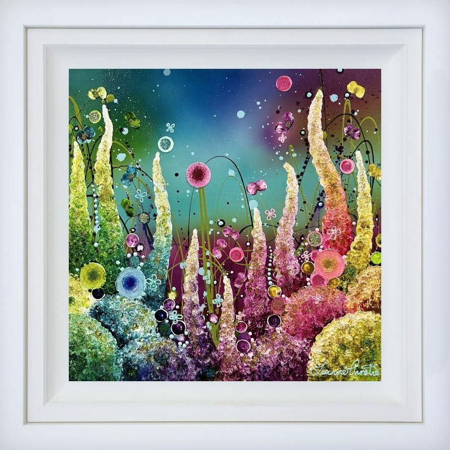 Leanne Christie - 'Bursting With Glitter' - Framed Original Artwork