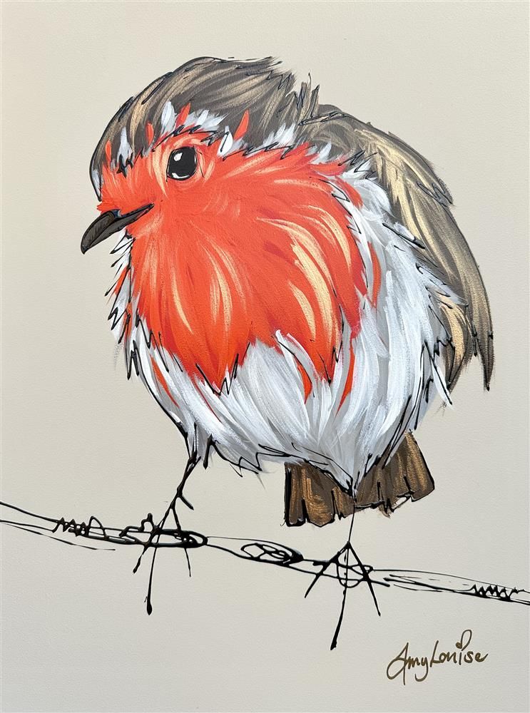 Amy Louise - 'Keeping Watch' - Framed Original Art