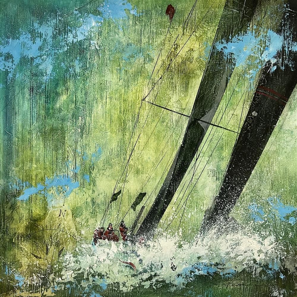 Dale Bowen - 'Crashing Waves' - Framed Original Art