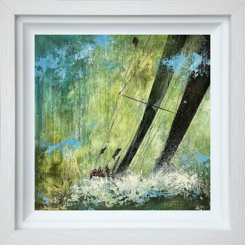 Dale Bowen - 'Crashing Waves' - Framed Original Art