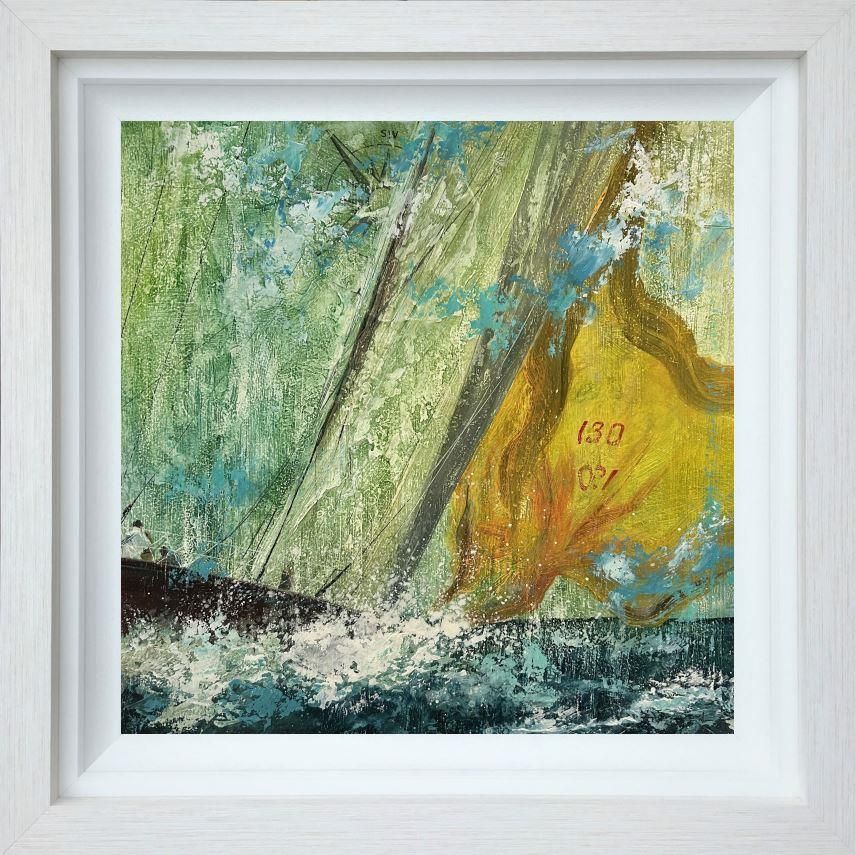 Dale Bowen - 'Racing 130' - Framed Original Art