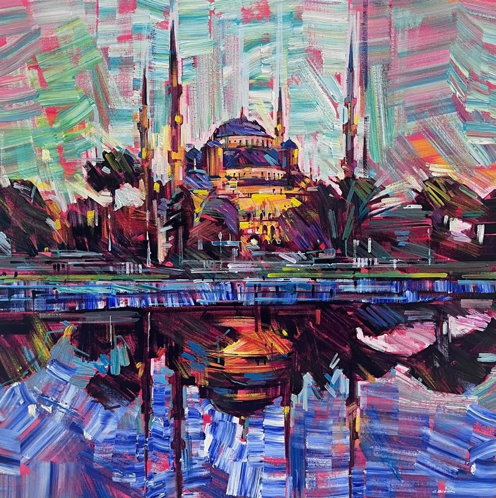 Colin Brown - 'Istanbul Evenings' - Framed Original Art