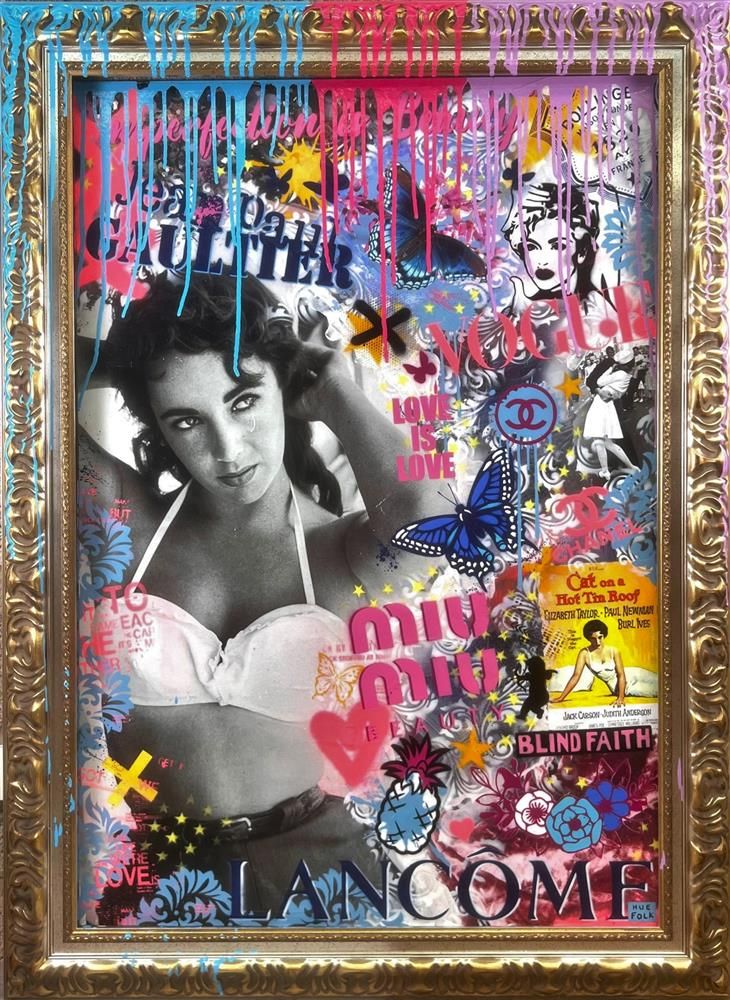Hue Folk - 'Miss Taylor' - Framed Original Art