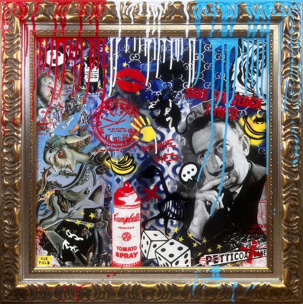 Hue Folk - 'Dali Dream' - Framed Original Art