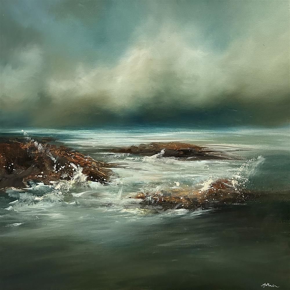 Alison Johnson - 'Opal Waters' - Framed Original Artwork