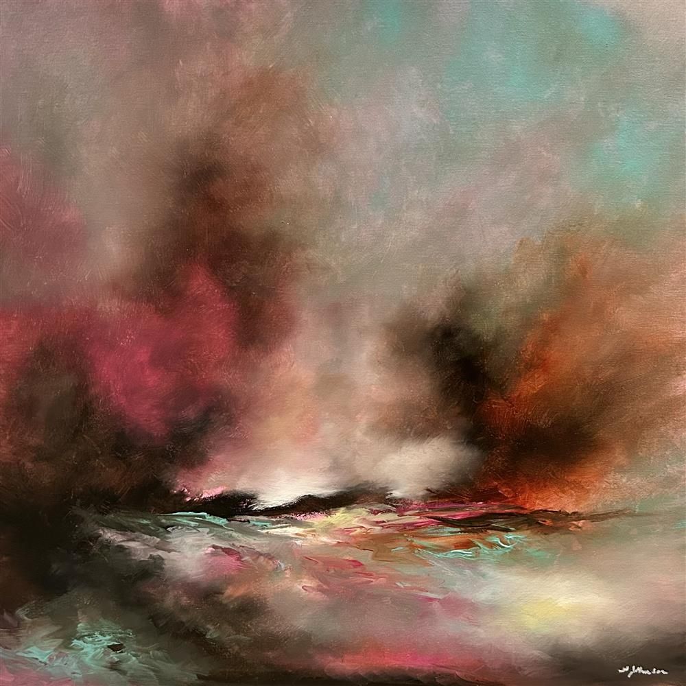 Alison Johnson - 'Celestial Meadows' - Framed Original Artwork