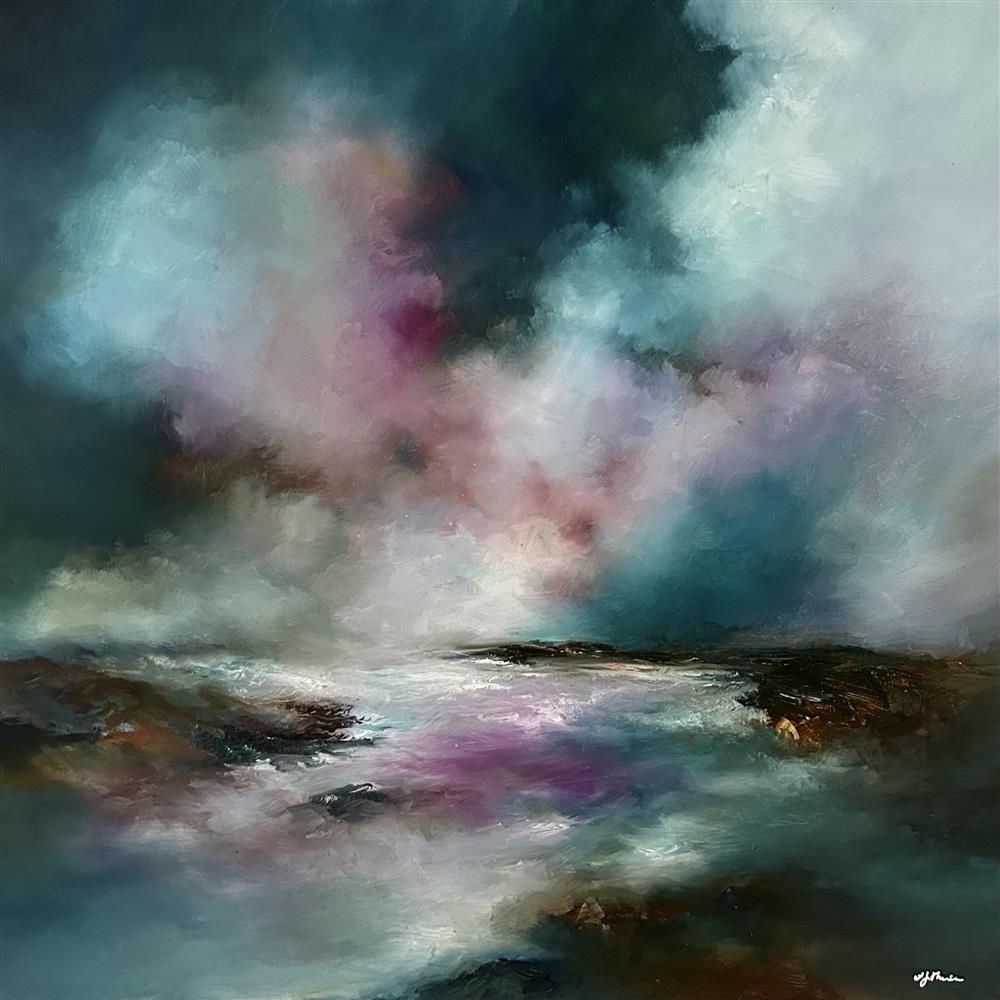 Alison Johnson - 'Nightfall' - Framed Original Artwork