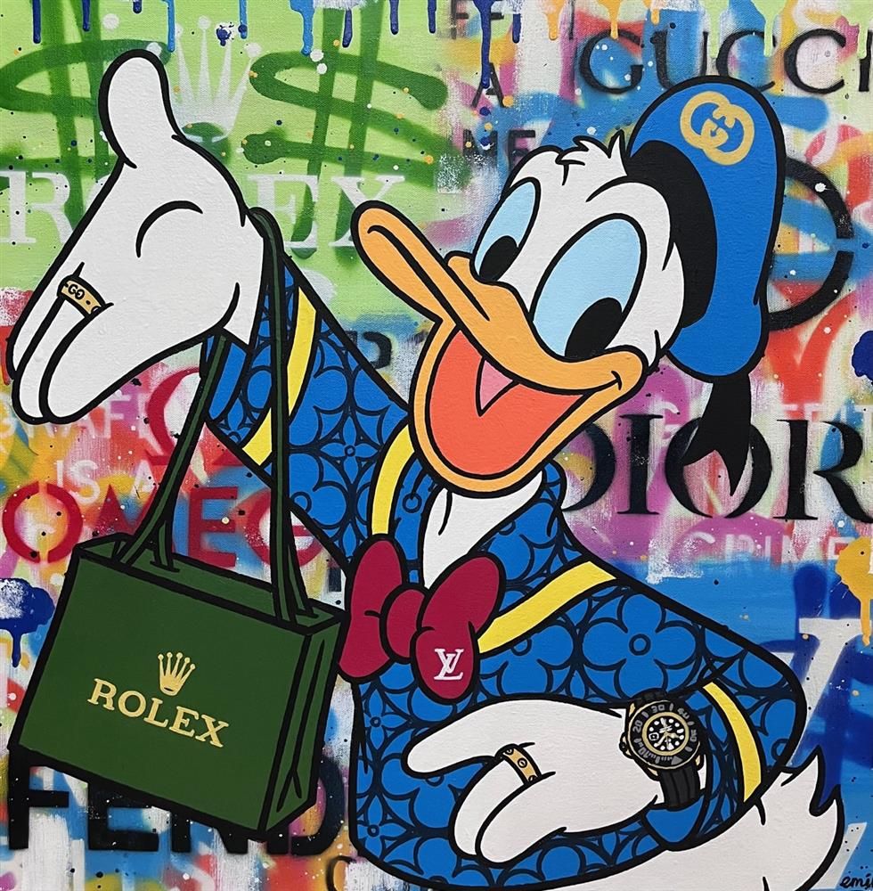 Emily Crook - 'Rolex For Donald' - Framed Original Art