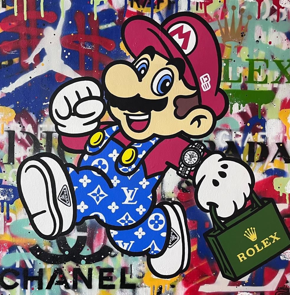 Emily Crook - 'Game Over' - Framed Original Art