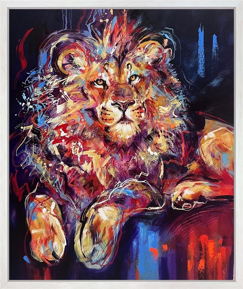Anna Cher - 'Lion Heart' - Framed Original Artwork
