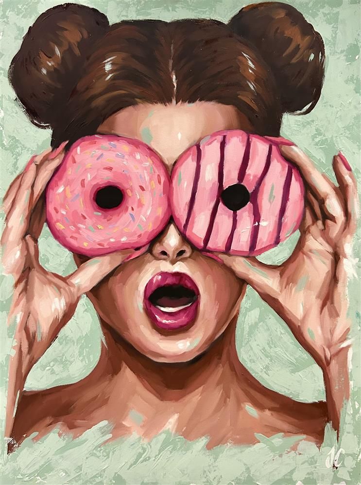 Joss Clapson - 'Sinful Temptation' - Framed Original Art