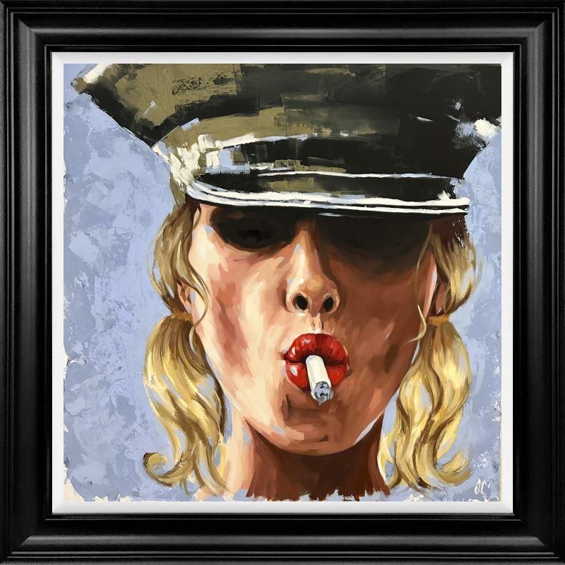 Joss Clapson - 'Seduction Or Surrender' - Framed Original Art