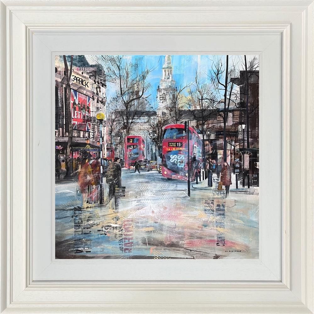 Ed Robinson - 'The Garrick Theatre'  - Framed Original Artwork