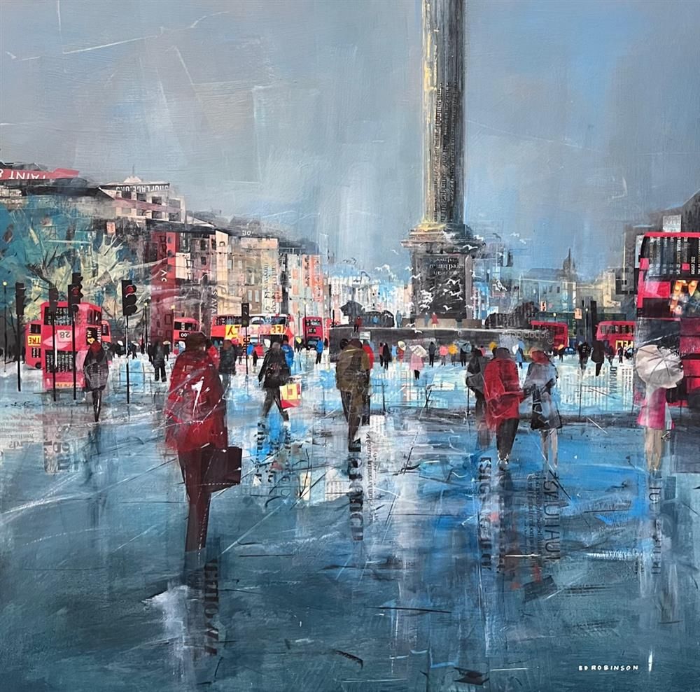 Ed Robinson - 'Nelson's View'  - Framed Original Artwork