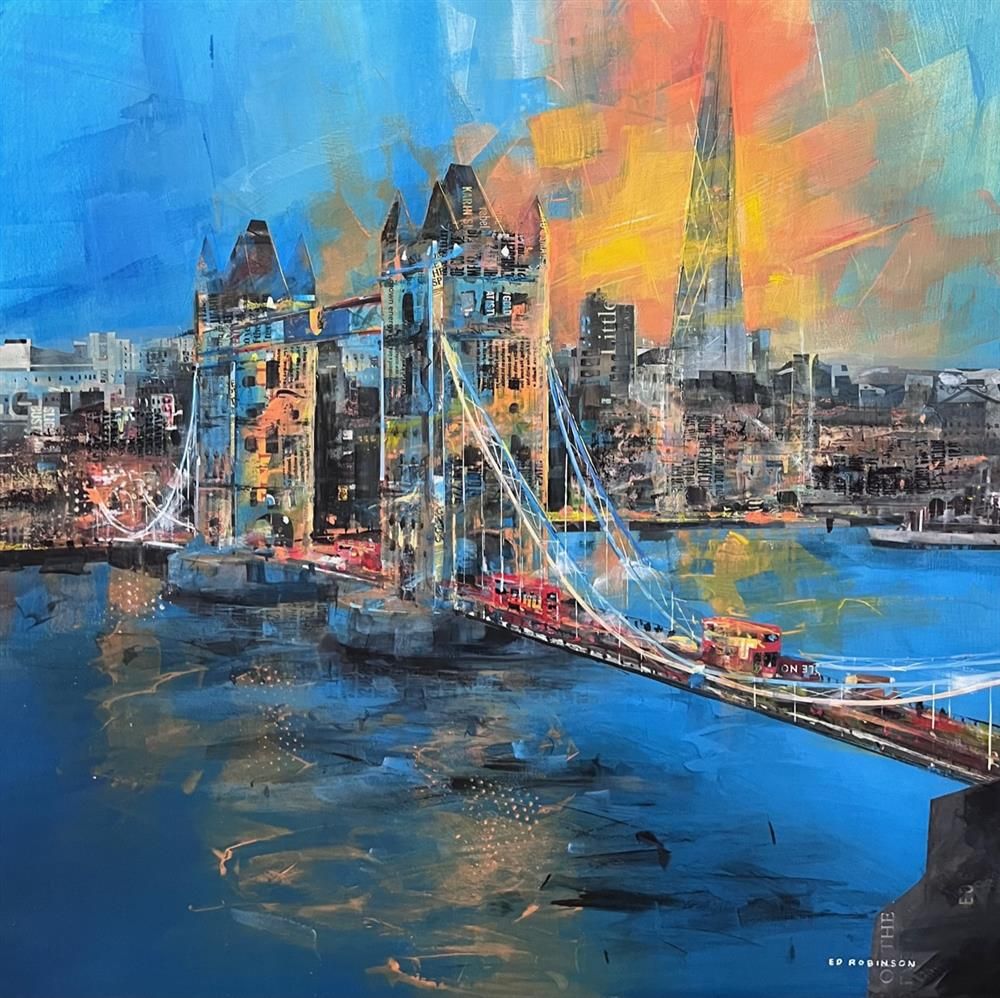 Ed Robinson - 'Old And New'  - Framed Original Artwork