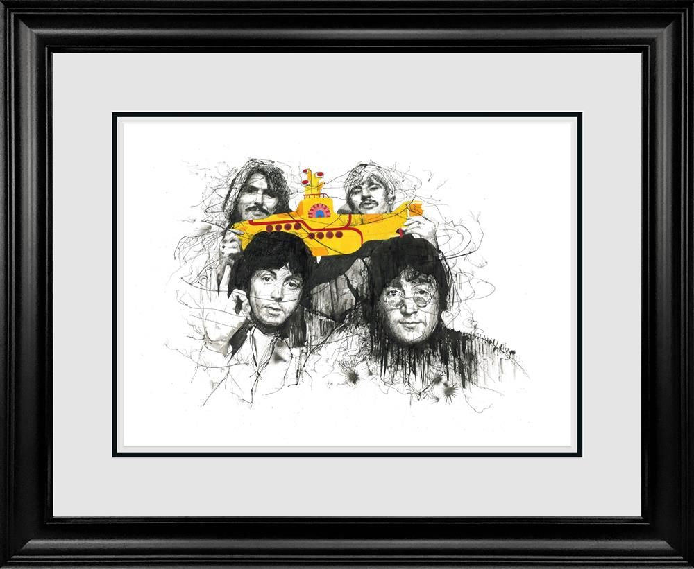 Scott Tetlow - 'Yellow Submarine' - Framed Original Art