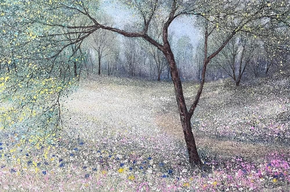 Chris Bourne - 'Serenity Of The Forest' - Framed Original Art