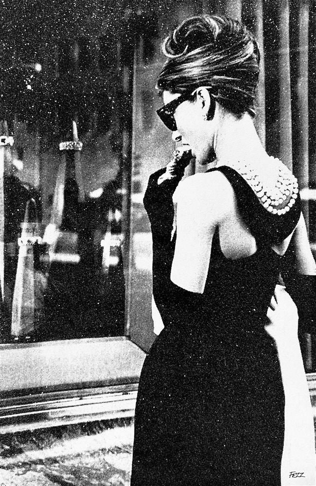 Fezz - 'Breakfast At Tiffany's' - Framed Original Artwork