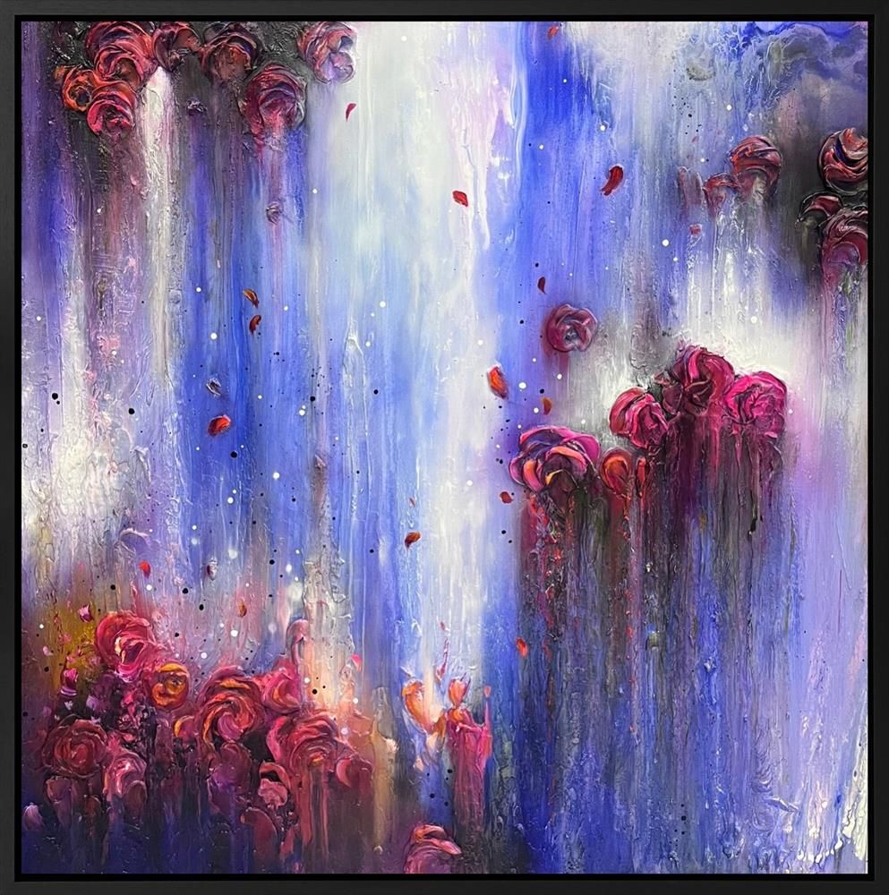Brenda Herd - 'Rainfall Of Roses' - Framed Original Artwork