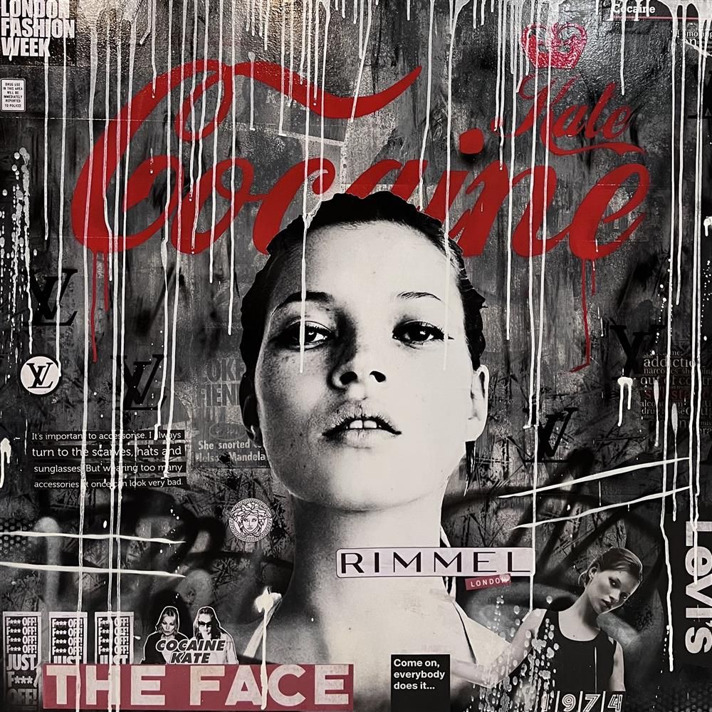 Add Subtract- 'Cocaine Kate' - Framed Original Art