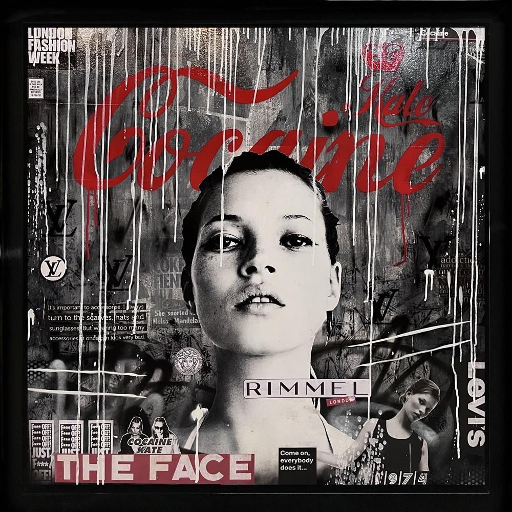 Add Subtract- 'Cocaine Kate' - Framed Original Art