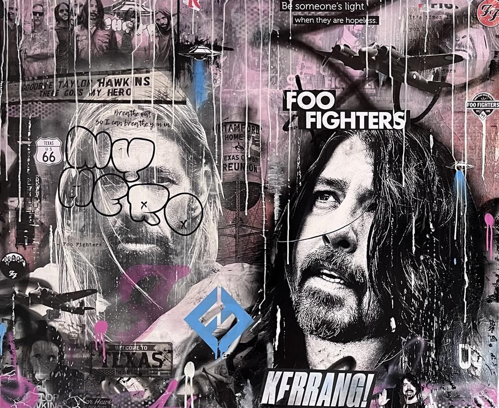 Add Subtract- 'My Hero' - Framed Original Art