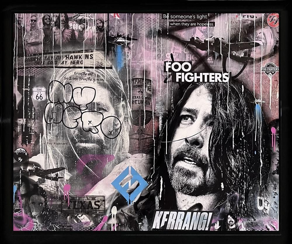 Add Subtract- 'My Hero' - Framed Original Art