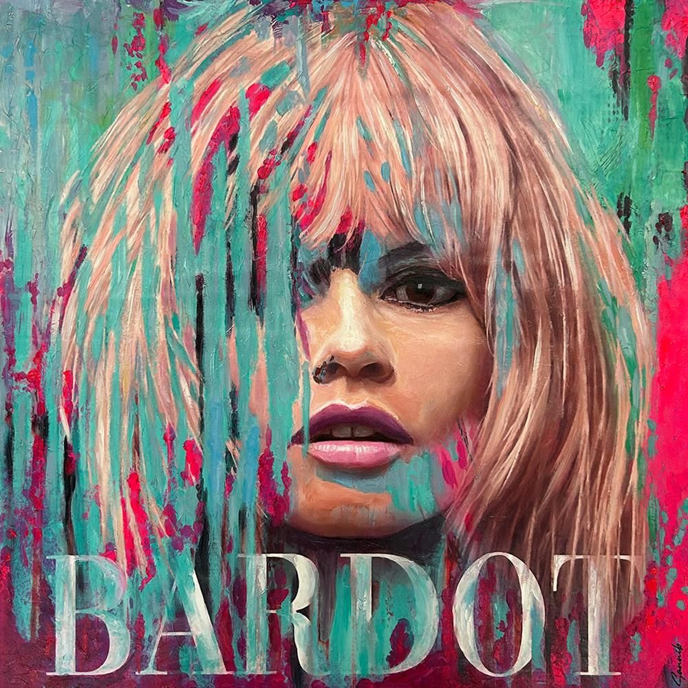 Sannib - 'Bardot' - Framed Original Art