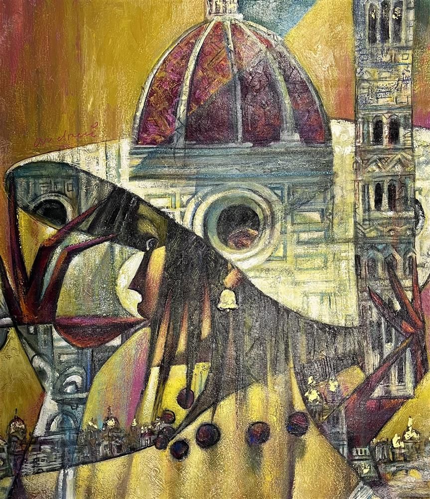 Andrei Protsouk - 'Bells Of Florence' - Framed Original Art