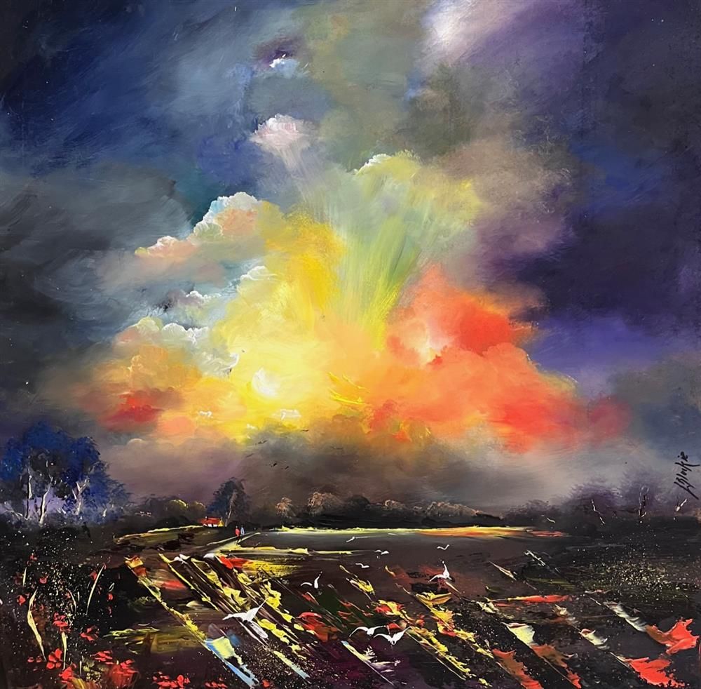 Lillias Blackie -  'Across Distant Lands' - Framed Original Art