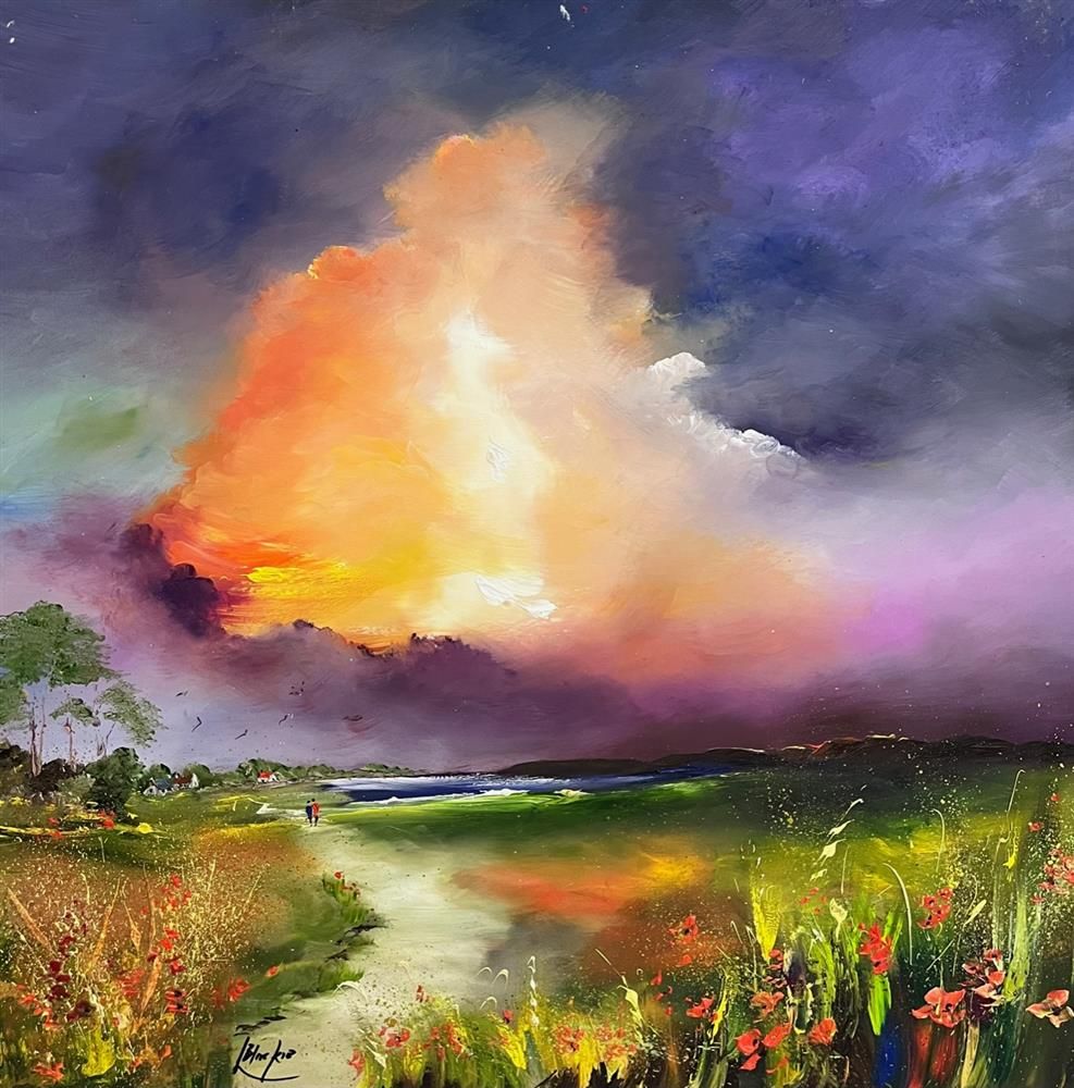 Lillias Blackie -  'Enchanted Path' - Framed Original Art