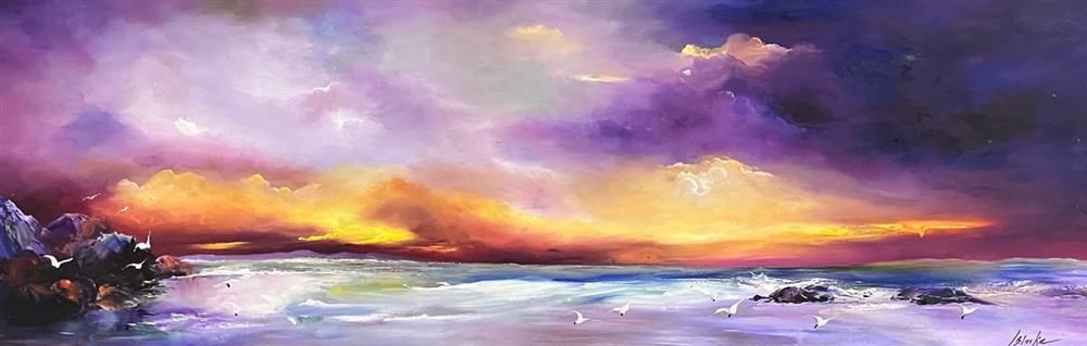 Lillias Blackie -  'Golden Views' - Framed Original Art