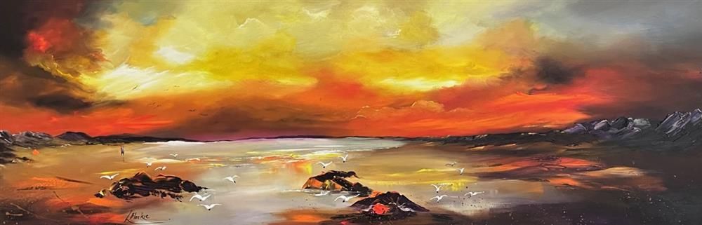 Lillias Blackie -  'Rolling Clouds' - Framed Original Art