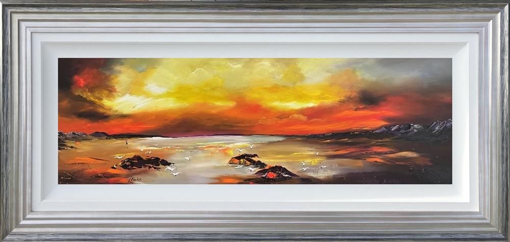 Lillias Blackie -  'Rolling Clouds' - Framed Original Art