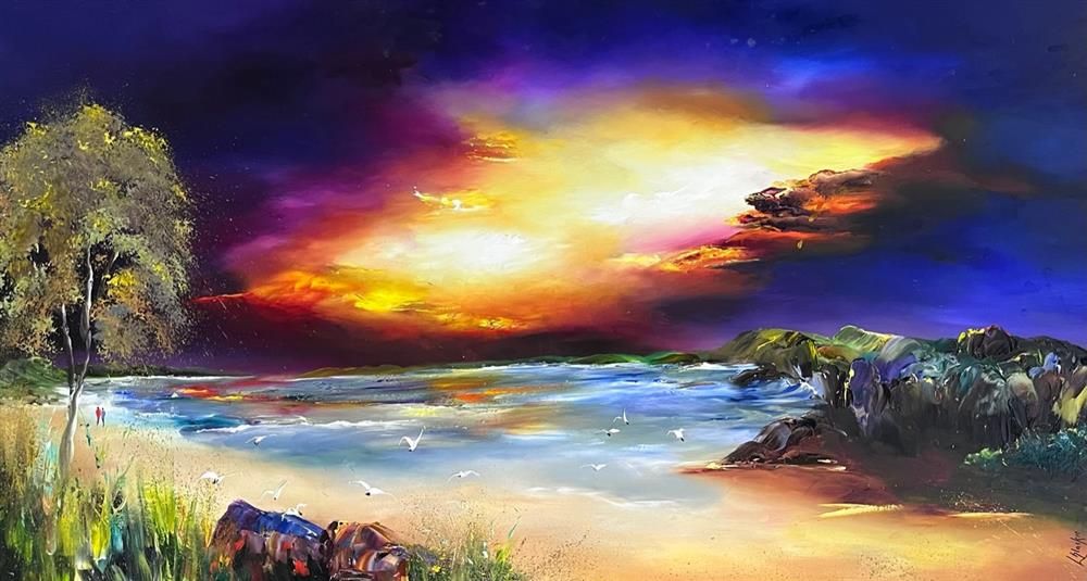 Lillias Blackie -  'Peaceful Views' - Framed Original Art