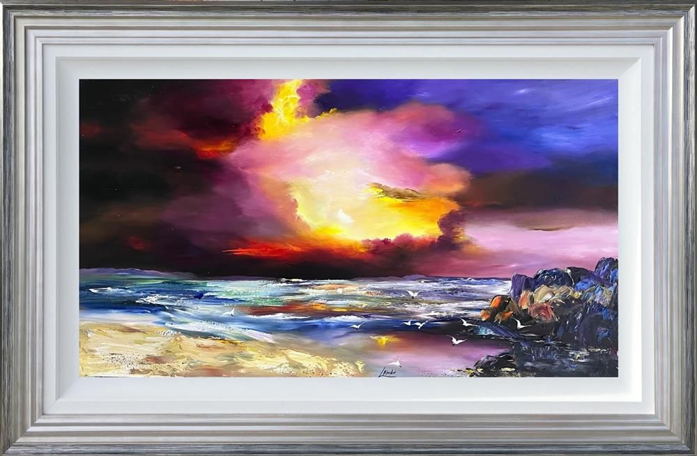 Lillias Blackie -  'Sun-Kissed Horizon' - Framed Original Art