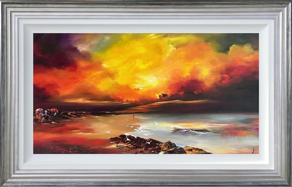 Lillias Blackie -  'Golden Lakes' - Framed Original Art