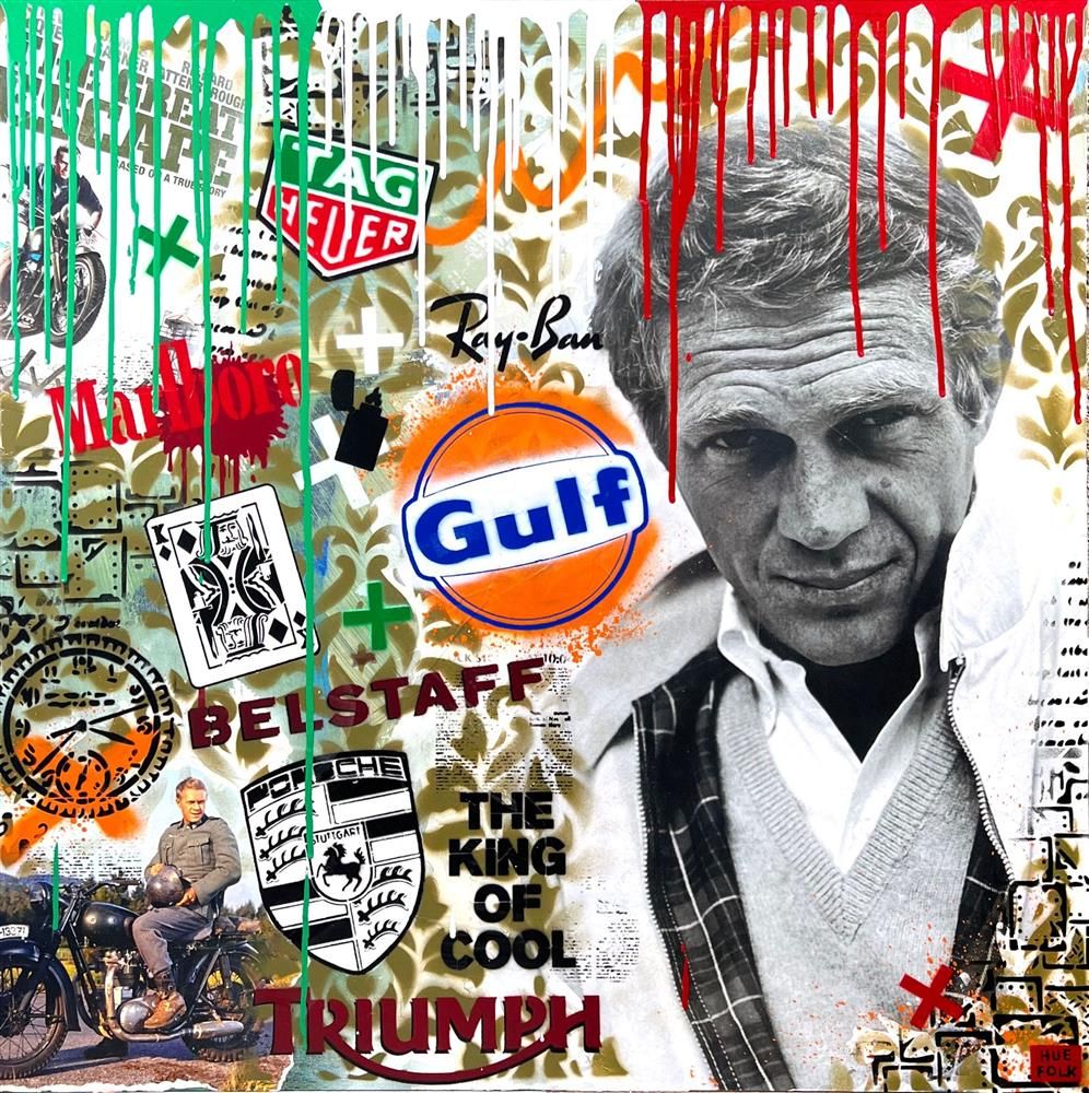 Hue Folk - 'Mr McQueen' - Framed Original Art