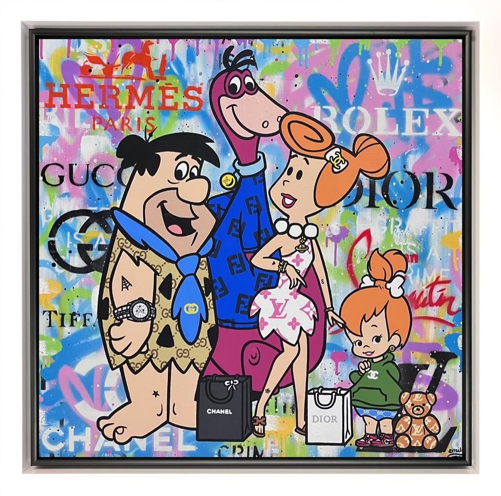Emily Crook - 'Yabba Dabba Luxury' - Framed Original Art