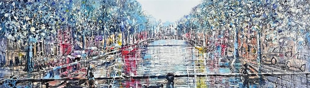 Nigel Cooke - 'Rivers Running Through Amsterdam'  - Framed Original Artwork