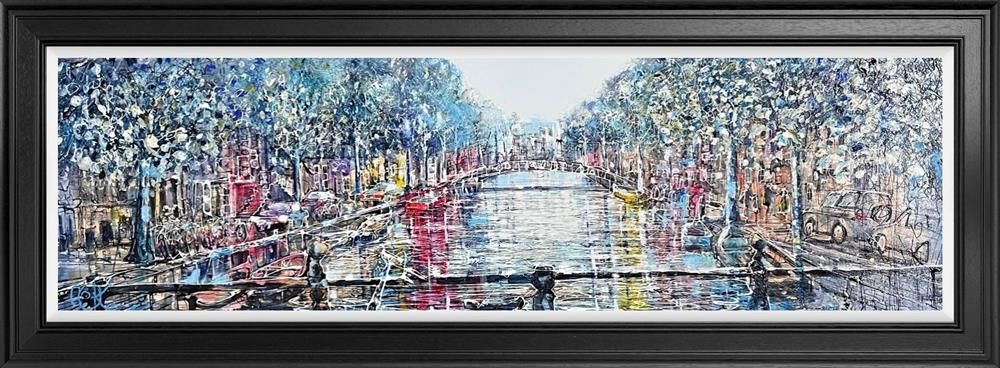 Nigel Cooke - 'Rivers Running Through Amsterdam'  - Framed Original Artwork