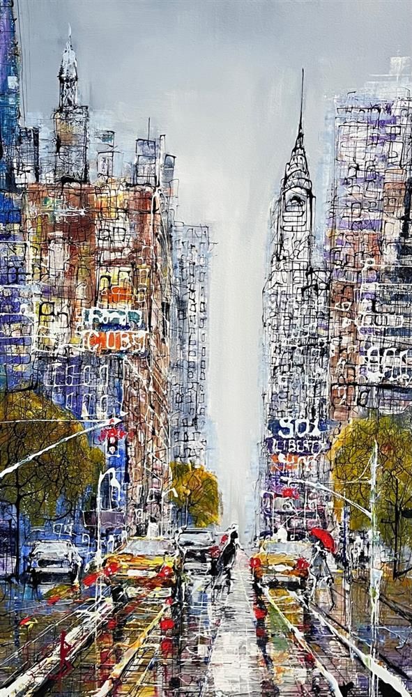 Nigel Cooke - 'Empire Streets'  - Framed Original Artwork