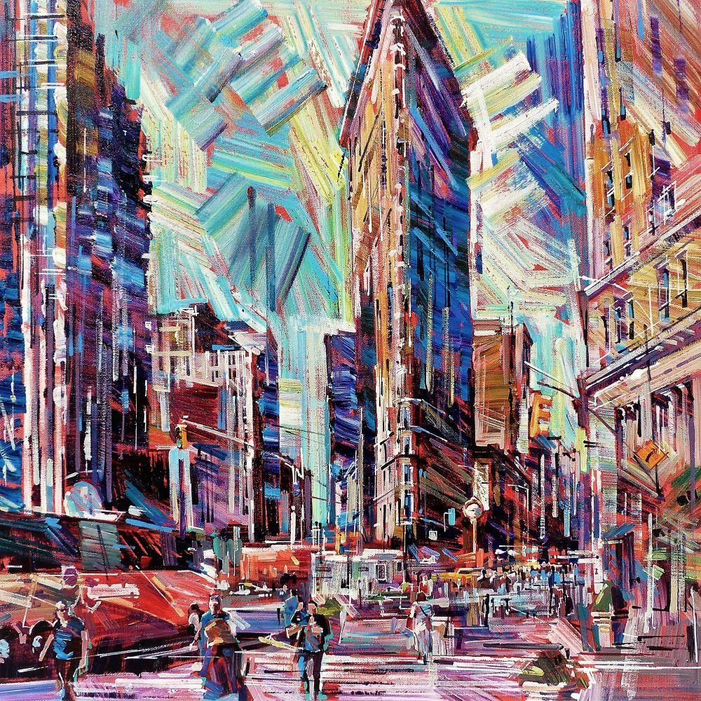 Colin Brown - 'The Flatiron' - Framed Original Art