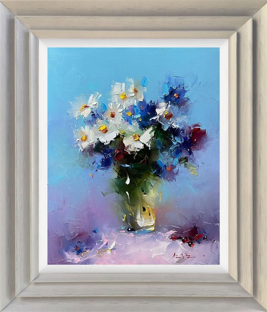 Aziz - 'Spring Days' - Framed Original Artwork