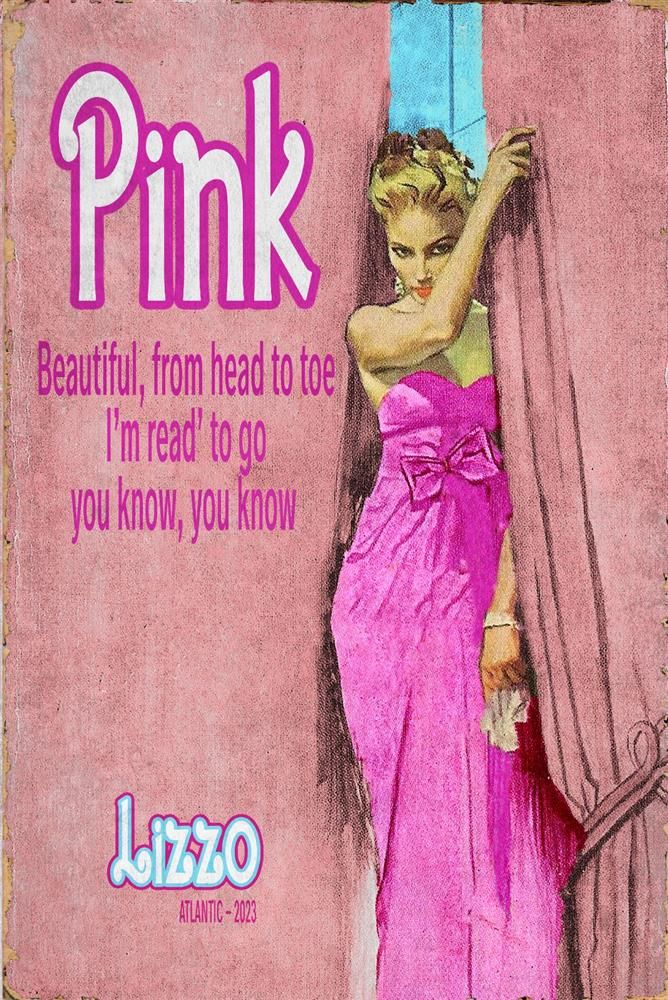 Linda Charles - 'Pink' - Framed Original Artwork