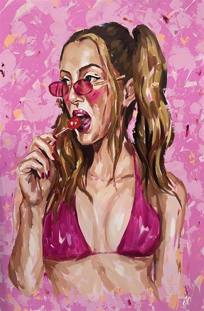 Joss Clapson - 'Cherry Pop' - Framed Original Art