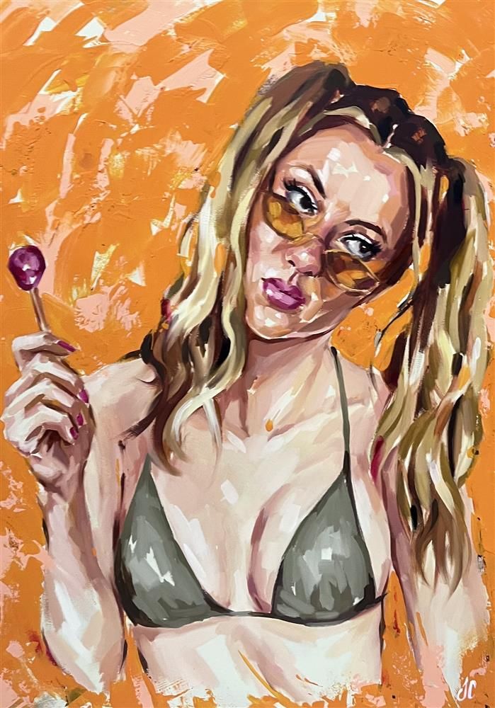 Joss Clapson - 'Summertime Sass' - Framed Original Art