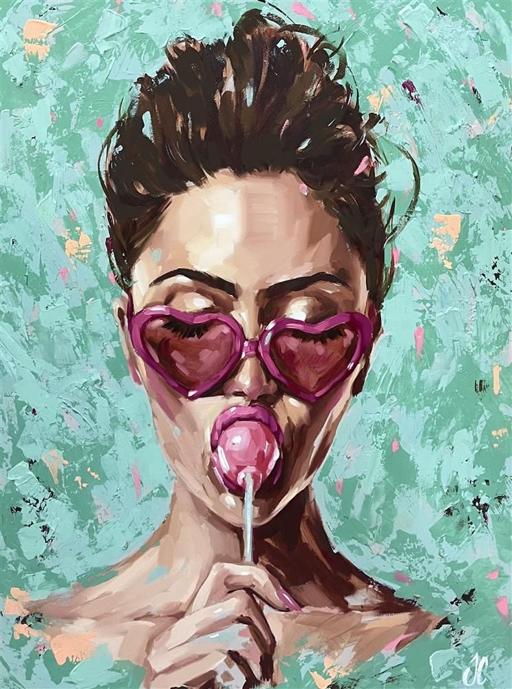 Joss Clapson - 'Rose Tinted Vision' - Framed Original Art