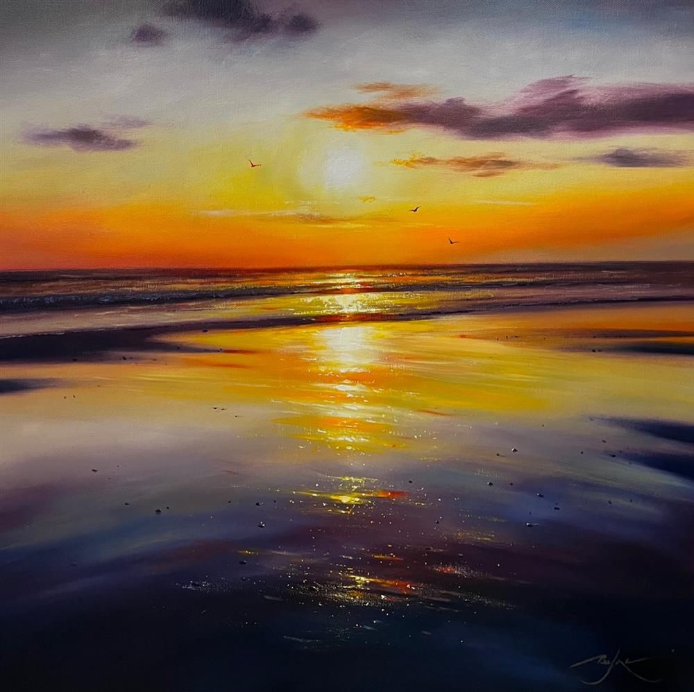 Ben Payne - 'Golden Shore' - Framed Original Art